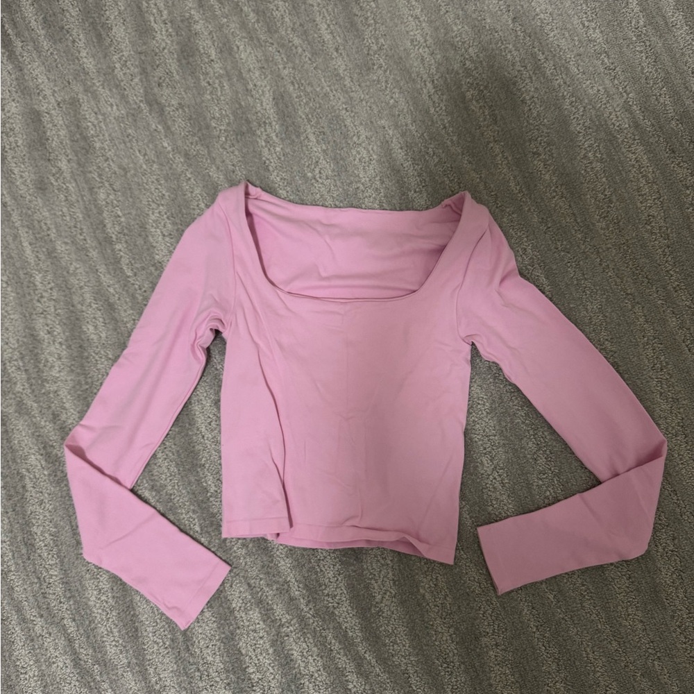 Altar'd State Pinky Long Sleeve Top